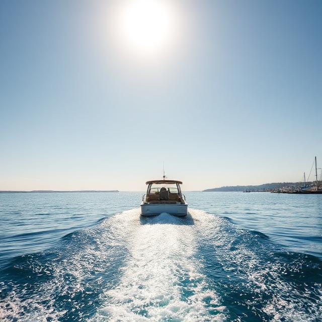 Boat sailing